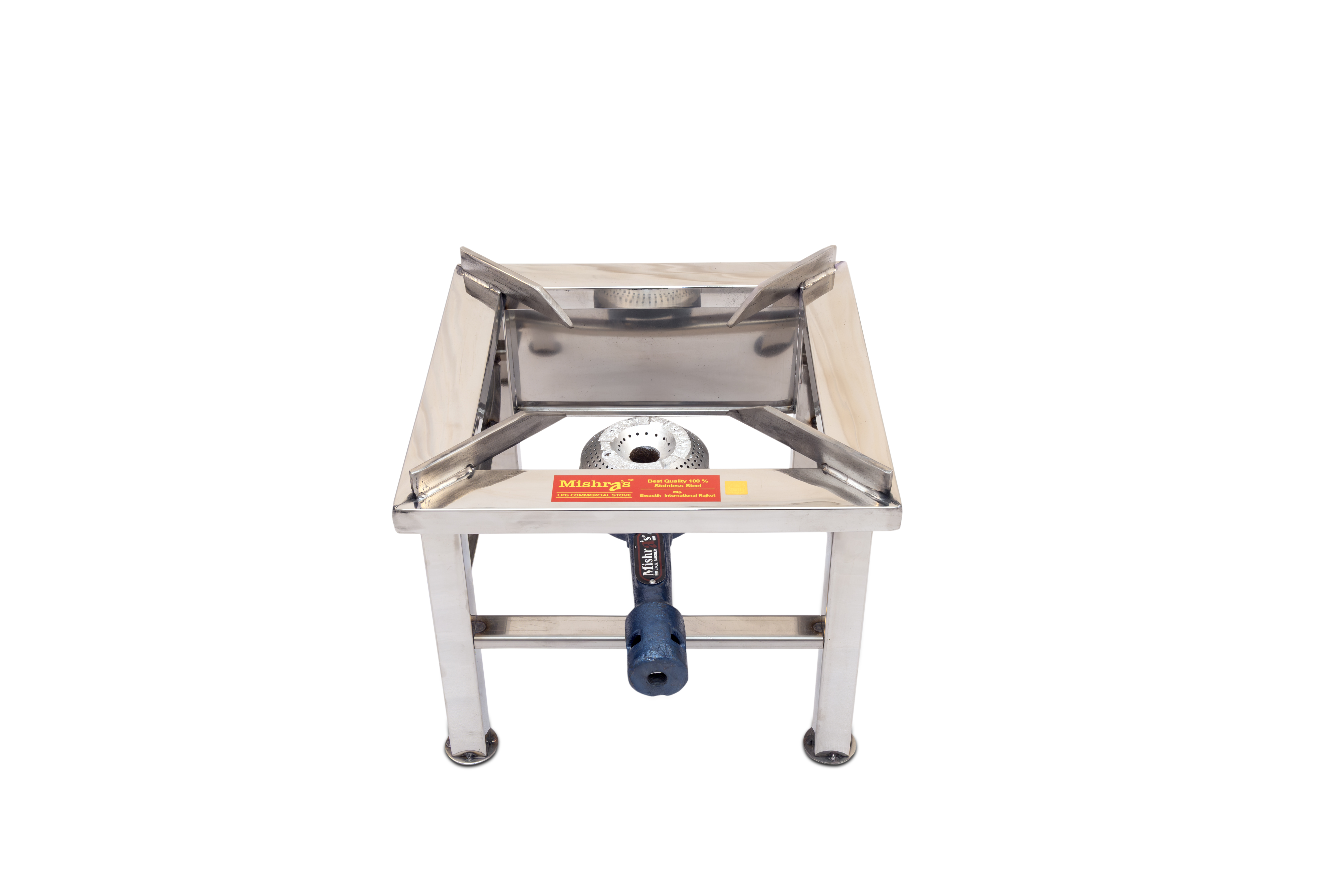 10x10x6 Square Lite Single Burner Steel Bhatthi